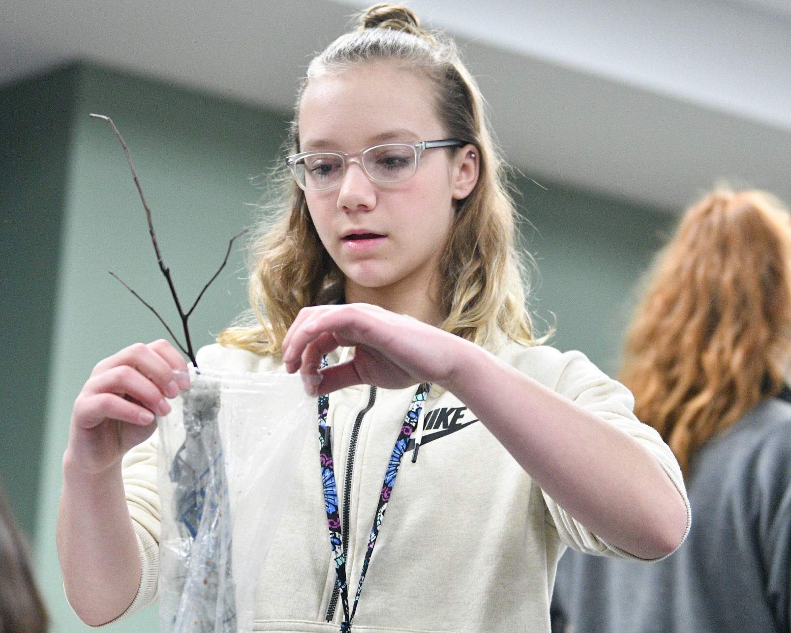 Students wrap trees, give back to the community
